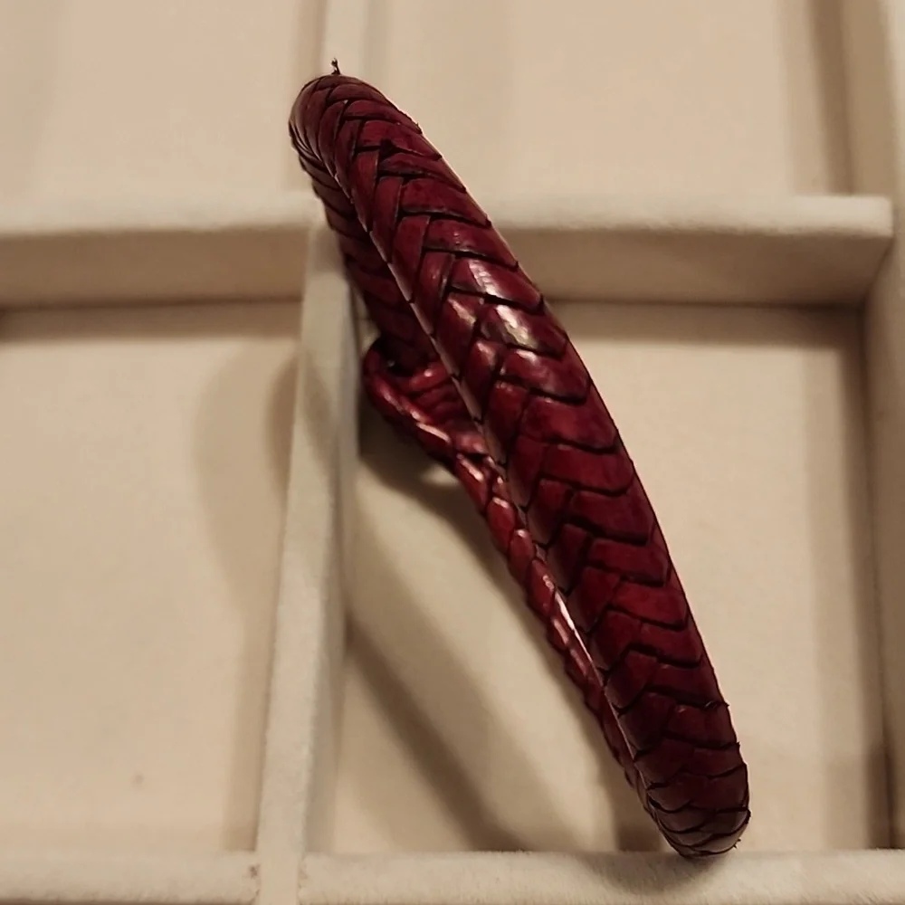 African Braided Leather Bracelet